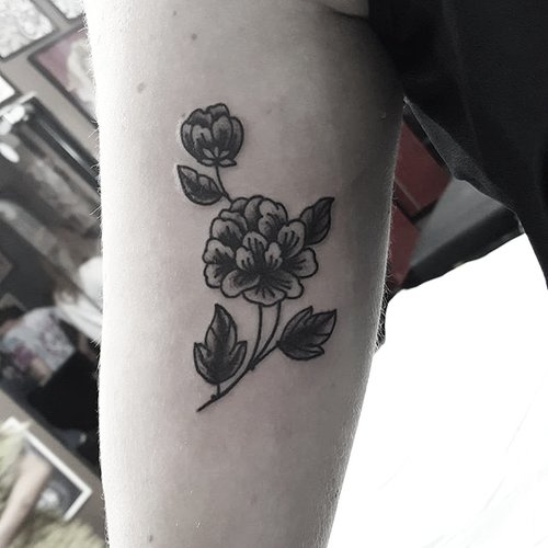 Floral tattoos