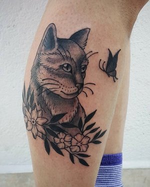 tattoo +cat