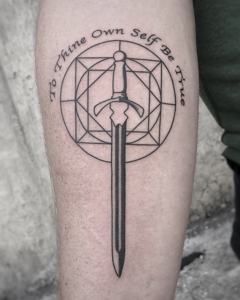 tattoo sword